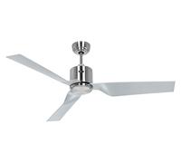 Ventilatore Smart con Telecomando Eco Dynamix Cromo 132cm DC Ventilatore da S...