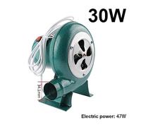 Ventilatore Soffiante, Ventilatore for uso domestico for barbecue in ferro Piccolo ventilatore centrifugo 30W 40W 60W 80W verde for(80W 0.6KN)