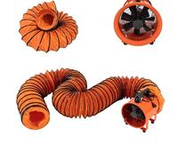 Ventilatore Soffiante, Ventilatore Soffiante Portatile ad Alta Velocità, Condotto di Scarico Portatile Robusto per Seminterrati, Officine, Magazzini, Ventilazione di Spazi Confinati(20cm,3m)