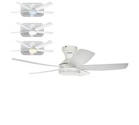 VENTILATORE SOFFITTO DCG 3 PALE 1 LUCE LAMPADA VECRD30L CON COMANDO A MURO