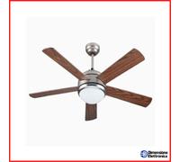 Ventilatore Soffitto con Luce e Telecomando Agitatore Silenzioso CFG Oasi ev081