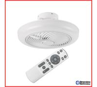 Ventilatore da Soffitto con Luce Led Agitatore Telecomando Melchioni MF2505CEI [EEK: A]