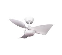 Perenz 7159B IR - Ventilatore da Soffitto con Luce, Telecomando, 3 Pale Diametro 77 cm Bianco