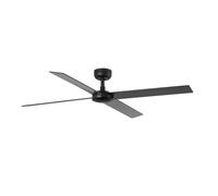 Ventilatore Soffitto Efficienti con Telecomando Rudder Nero Dc 132 CM [EEK: Non valutato]
