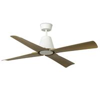 Ventilatore Soffitto Efficienti con Telecomando Typhoon Acero Esterno Dc [EEK: Non valutato]