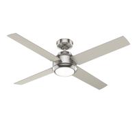 Ventilatore Soffitto Efficienti LED Lampada e Telecomando Greta Dc Nichel [EEK: Inaditato]