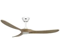 Ventilatore Soffitto Efficienti + Telecomando Genuino Dc Bianco Quercia 152cm [EEK: Non valutato]