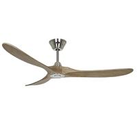 Ventilatore Soffitto Efficienti + Telecomando Genuino Dc Cromo Quercia 152cm [EEK: Non valutato]
