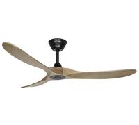 Ventilatore Soffitto Efficienti + Telecomando Genuino Dc Nero Quercia 152cm [EEK: Non valutato]