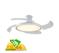 Ventilatore Soffitto LED 120 cm Pale Retrattili 35W VITO 4400 LUMEN 3CCT luce