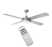 Ventilatore soffitto parete DCG 4 pale luce lampada VECRD40TL telecomando Rotex