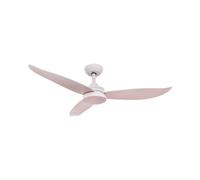 Perenz 7139 B IR - Ventilatore da Soffitto 3 Pale 6 Velocità 112 cm con Luce e Telecomando Bianco