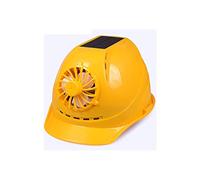 Ventilatore solare Casco rigido Operaio edile Certificazione di sicurezza Protezione anti-pressione Testa Impermeabile Traspirante Forte Vento Raffreddamento Anti-danno