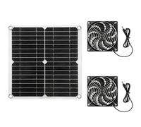 Ventilatore solare da 12 W, ventilatore di scarico solare, ventilatore a pannello olarpanel, doppio ventilatore pannello solare, ventilatore per piccoli polli, serre, capannoni, case per animali