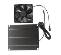Ventilatore solare da 6 W, pannello solare per animali domestici, per pollo, cane, gatto, ventilatore di ventilazione a energia solare per rifugi per animali