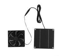 Ventilatore solare di ventilazione di alto potere 50w per il sistema di raffreddamento della soffitta della soffitta della serra e del pollame con il nero monocristallino del supporto della parete del
