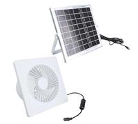 Ventilatore solare efficiente di potere della soffitta 8In con il canale di sette piedi per il fan solare efficiente di potere dello scambio d'aria di collaborazione del pollame