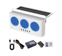 Ventilatore solare per auto, 3 uscite, alimentato a energia solare, ventole di ventilazione per veicoli, per SUV, camion, camper, autostrada, viaggi, guida quotidiana furgone