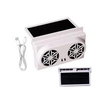 Ventilatore solare per auto | Ventilatore di scarico portatile per finestra auto a energia solare - portatile elettrico con funzione di aria condizionata per campeggio auto e camion