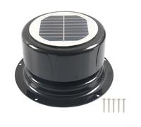 Ventilatore solare per camper, ventola di ventilazione a energia solare, ventilatore silenzioso per condotto del tetto per roulotte per la circolazione dell'aria della stanza del camper
