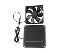 Ventilatore solare per pollaio 20 W impermeabile - Ventilatore di scarico ad energia solare | Ventilatore portatile per gazebo Pet Barn House Roof Coop Serra Garage Dog Kennel