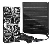 Ventilatore Solare, Ventilatore a Pannello Solare da 30W, Kit Ventilatore con Pannello Solare, Ventilatori Impermeabili IPX7 per Montaggio di Scarico e Aspirazione per Esterno, Serra, Capanno, Pollaio