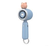 Ventilatore spray portatile a batteria a lunga durata, combina umidificazione e brezza rinfrescante per il comfort in vari ambienti (blu)