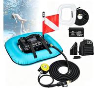Ventilatore sub portatile, autonomia 60-70 min, bombola for immersione | Profondità massima di immersione 10 M, compressore d'aria impermeabile for spiaggia e caccia