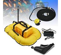 Ventilatore subacqueo portatile, Sistema di raffreddamento ad acqua a circolazione wireless, Batteria sostituibile, Profondità massima di immersione 10/15 metri, Potenza 8000mAh