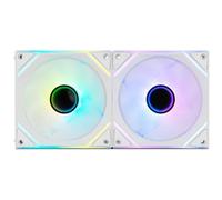 Ventilatore supplementare NOX Hummer PRO LINK 120mm 1800RPM ARGB magnetico bianco