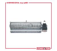 Ventilatore Tangenziale Alta Temperatura Motore Reversibile Antares N.601 60 mm