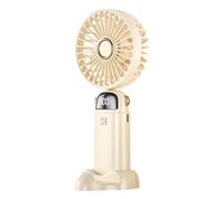 Ventilatore tascabile con display a LED - Ventilatore portatile, dispositivo pieghevole alimentato tramite USB, modulo personale compatto, accessorio organizer di lunga durata | Mini ventilatore