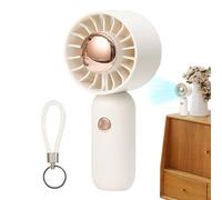 Ventilatore tascabile, ventilatore portatile rinfrescante per viaggiare, 3 velocità sulla batteria, per interni esterni, viaggi, camera da letto, spiaggia, campeggio, escursionismo, picnic