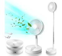 Ventilatore tavolo e a piantana pieghevole con batteria ricaricabile