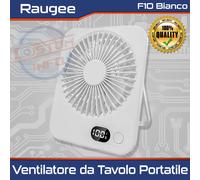 Ventilatore Tavolo USB Ricaricabile 5 Velocità Casa Ufficio Pieghevole [EEK: A+++]