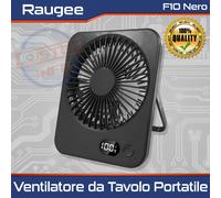 Ventilatore Tavolo USB Ricaricabile 5 Velocità Casa Ufficio Pieghevole [EEK: A+++]