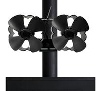 Ventilatore termico silenzioso - Ventilatore da forno a legna, Circolatore attivato termicamente per, stufe a pellet, casa, casa, casa, casa, casa, interno, uso efficiente