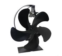 Ventilatore termoelettrico per camino con 5 pale, circola efficacemente l'aria calda durante il funzionamento silenzioso (A)