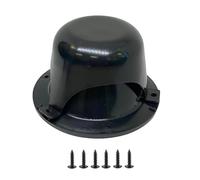 Ventilatore Tetto Camper, Copertura for sfiato del tetto del camper resistente alle intemperie - Innovativo tappo di sfiato che blocca vento e pioggia con 6 viti(F-3233Black)