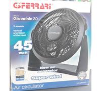 ventilatore tipo ariante girandolo diametro 30 da tavolo o da parete g3ferrari