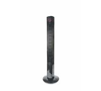 VENTILATORE TORRETTA 50W C-TEL.E DISPLAY 117 CM in Abs Nero, dimensioni 32x32x H 117 cm Nero