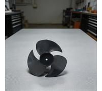 Ventilatore tre pale 20 cm materiale plastico compatibile con più tipi di venti