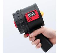 Ventilatore turbo a canale da 90 mm, 150000 giri/min, con getto elettrico, super ventilatore, turbofan violento, per spolverare l'aria per applicazioni industriali ed esterne (nero)