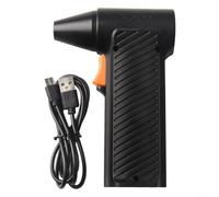 Ventilatore turbo senza spazzole 11000rpm con controllo continuo e interruttore bloccabile per la pulizia del computer dell'automobile nero