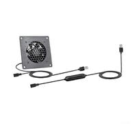 Ventilatore USB da 80 mm con controllo della temperatura e velocità regolabili per una migliore circolazione dell'aria negli armadi AV (F06S0802505EC)