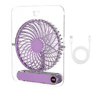 Ventilatore USB da Scrivania Dispositivo USB Pieghevole Trasparente a 5