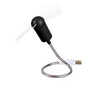 Ventilatore USB Flessibile Collo d'Oca Silenzioso Portatile 4 Pezzi | Ufficio, Scuola e Casa Design Compatto in Tpe Resistente Facile da Orientare per Flusso d'Aria Personalizzato e Confortevole
