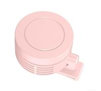 Ventilatore USB indossabile, ventilatore portatile con clip sul collo e sulla vita con 3 velocità, ultra-silenzioso, ricaricabile, raffreddamento personale per viaggi all'aperto (rosa)
