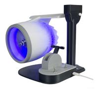 Ventilatore USB Motore Aereo 20cm LED Ventilatore USB Motore(red light) | Design motore realistico, luci LED e rosse, flusso d'aria , estetica high-tech, per ideale per gaming