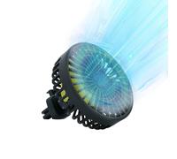 Ventilatore USB per auto, 3 velocità, ventilazione potente per auto, ventilazione compatta 5 V, USB, per veicoli e casa nelle giornate calde